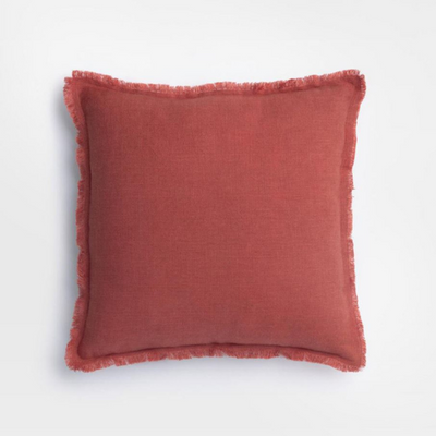 Frayed Edge Linen Cushion Cover