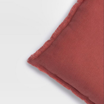 Frayed Edge Linen Cushion Cover